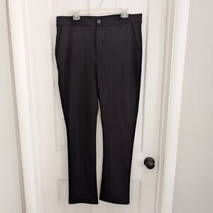 True Classic Mens Knit Chino Pants SIZE‎ 36/32 Stretch Tapered Comfort Black